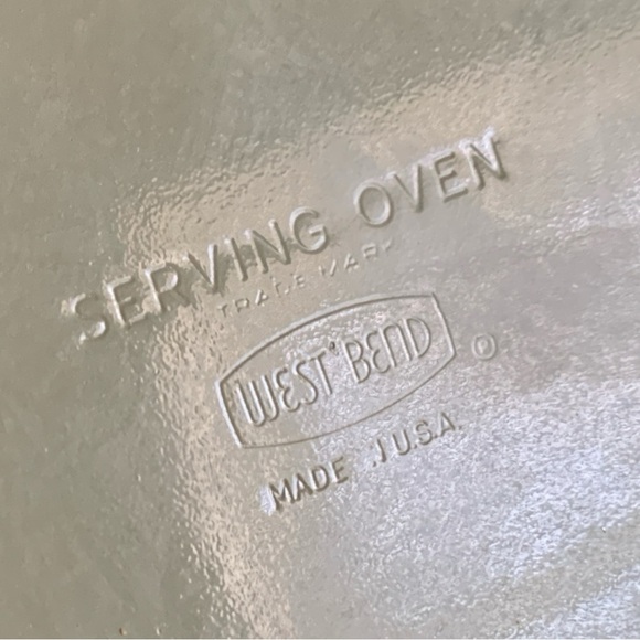 ❄️3/$15❄️ Vintage West Bend Green Ben’s Warmer with Handles - Picture 5 of 7